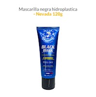 Mascarilla negra hidroplastica 120g - Nevada.